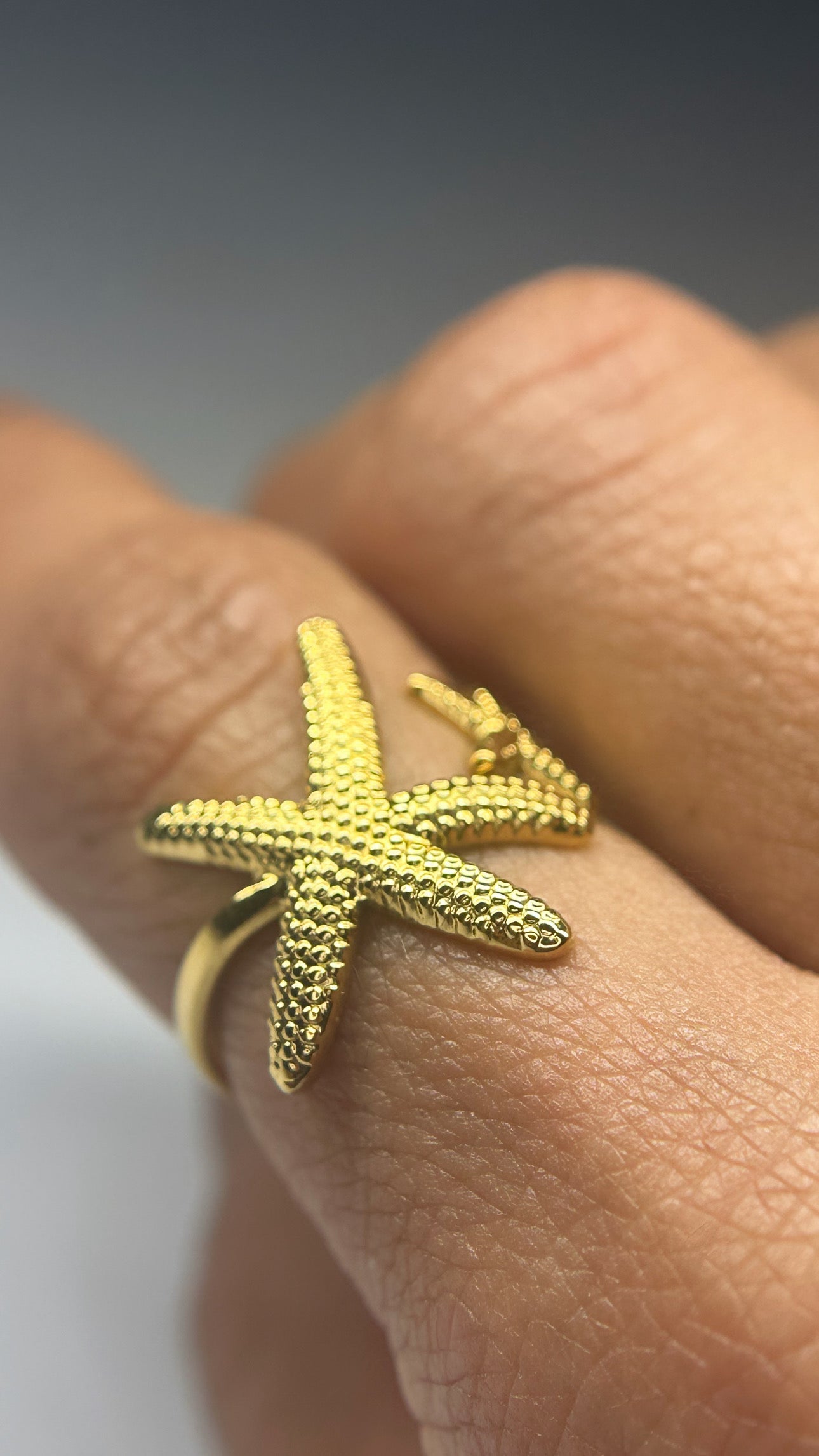 Starfish Adjustable Ring