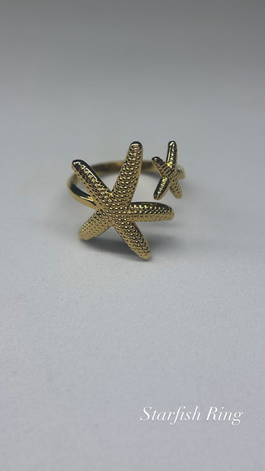 Starfish Adjustable Ring