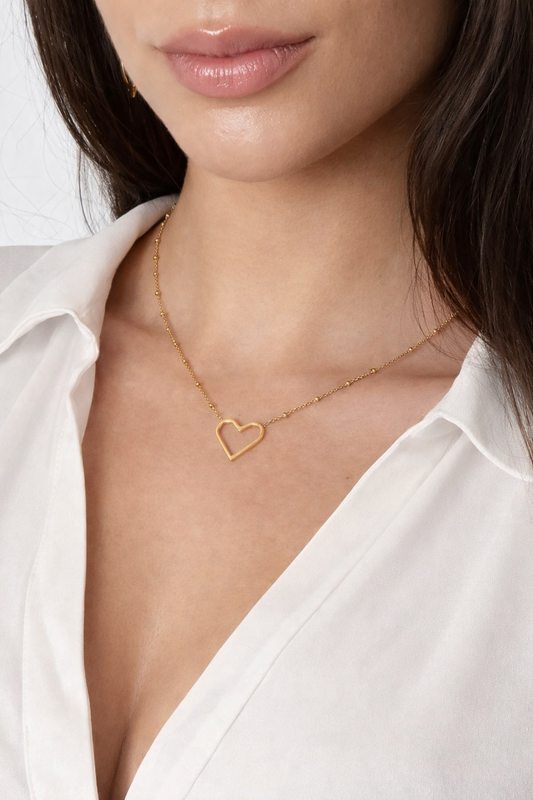 Open Heart Necklace